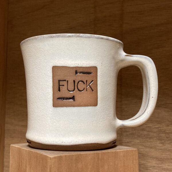 White Fuck Mug